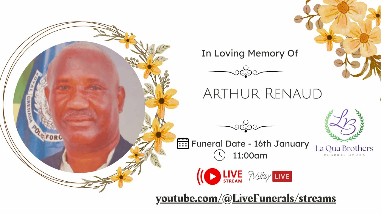 Funeral of the late: Arthur Renaud of LaFillette who resided in Pearls, St. Andrew