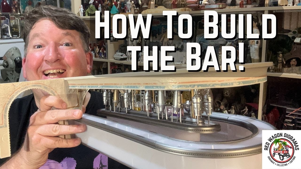 How to Assemble the TVC Haslab Cantina Bar Step by Step Guide #starwars #haslab #cantina #tutorial
