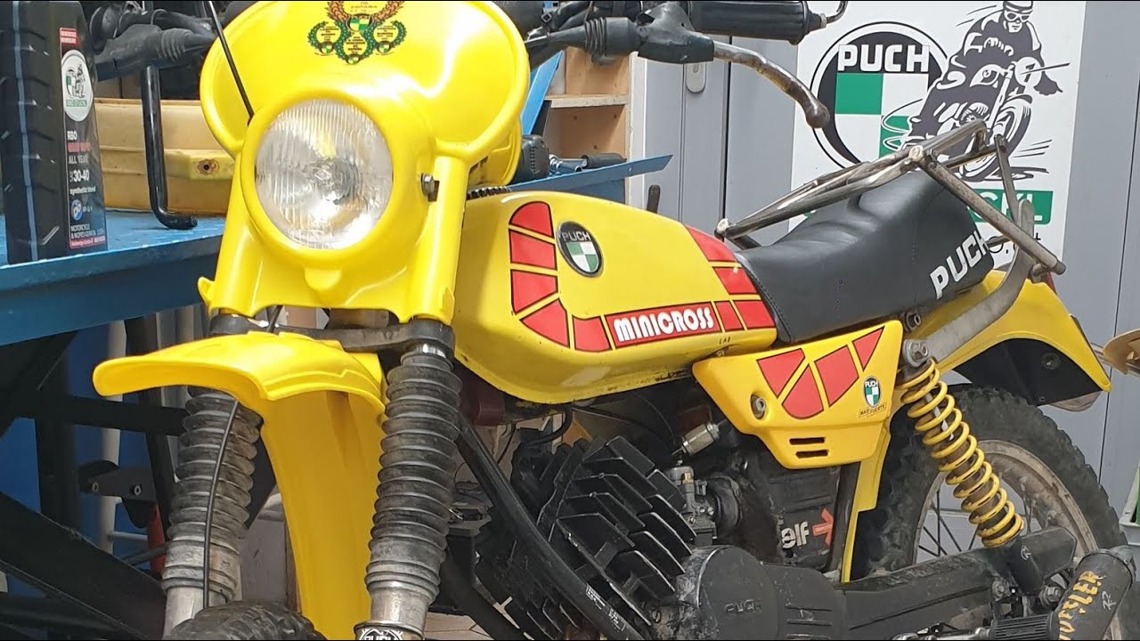 74cc Puch Minicross: optische Überarbeitung Teil 2/3