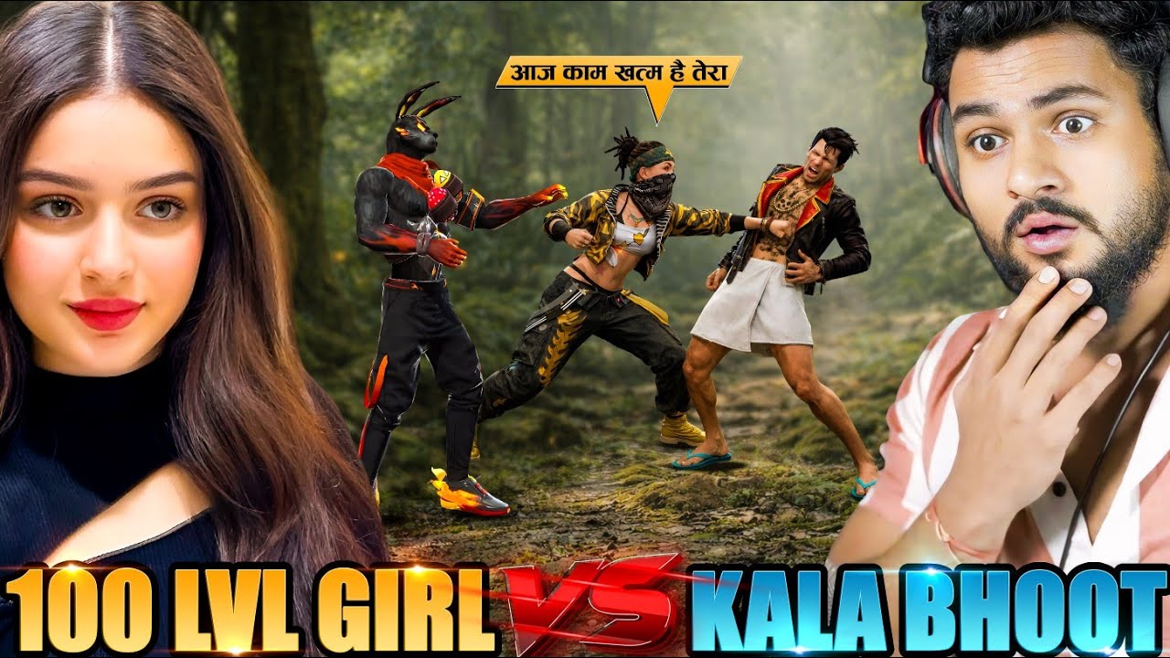 Pro Cute Girl Streamer X Golden Hiphop & 100 Lvl. Vs Kala Kaluwa 😱 आजा Golden Hiphop 1 vs 8 में !! 😤