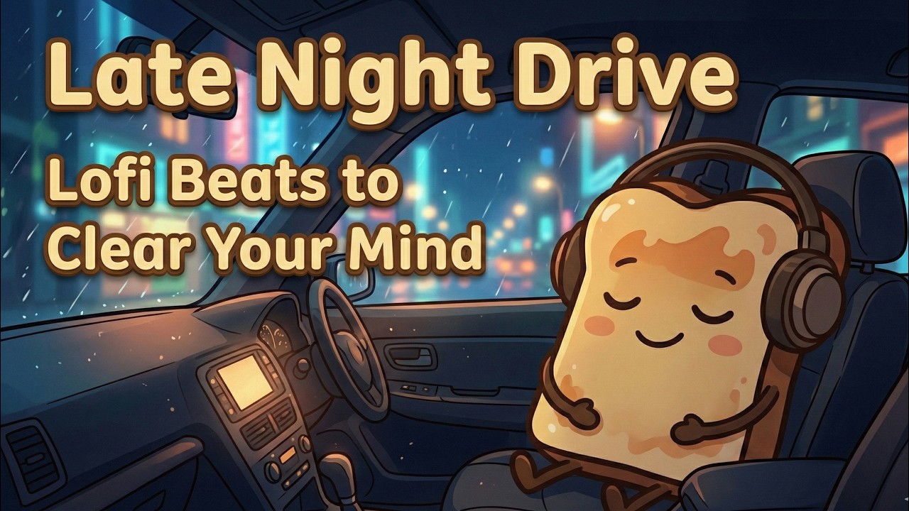 Late Night Drive 🍞 Lofi Beats to Clear Your Mind [2 Hours]