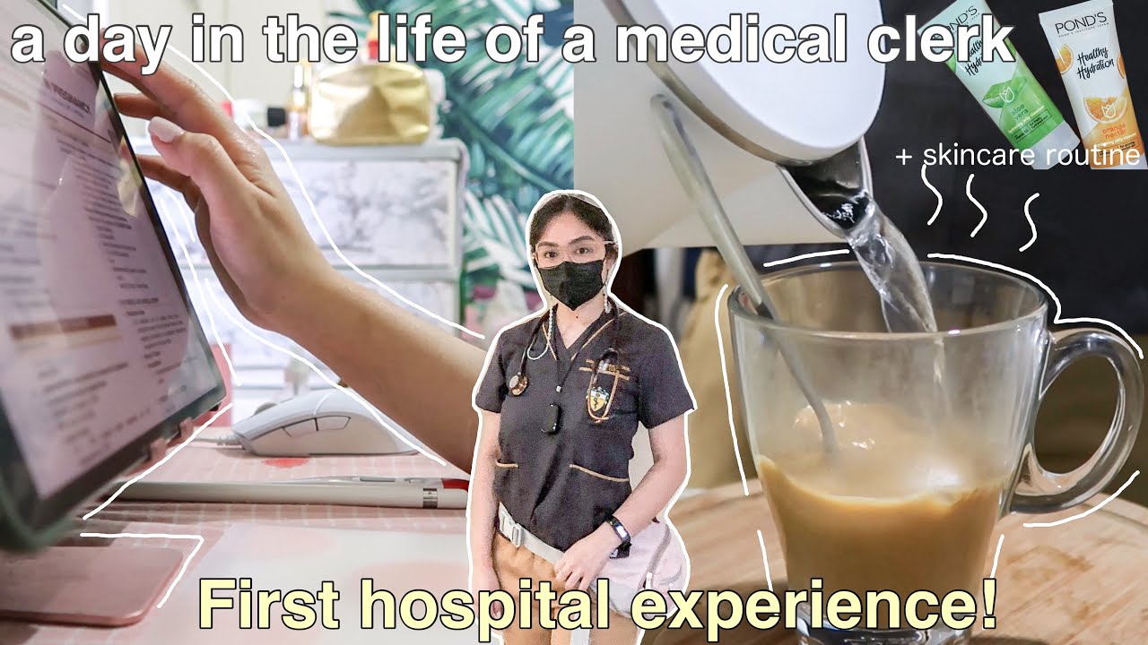 🩺 DAY IN THE LIFE OF A MEDICAL CLERK: Face to face classes + 2-Step Skincare routine (Pond's)