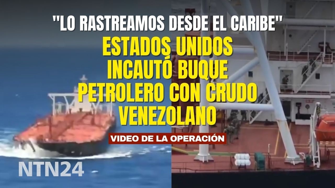 Estados Unidos incautó buque petrolero con crudo venezolano tras rastrearlo desde el Caribe