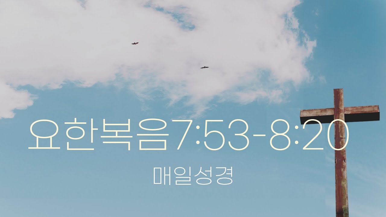 260225 새벽 | 요한복음 7:53-8:20 | 대학촌교회 | 매일성경