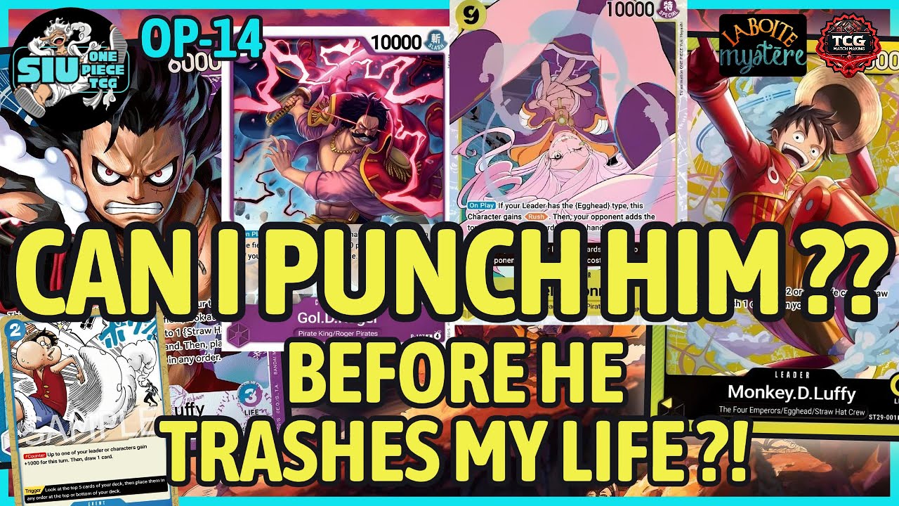 CAN I PUNCH HIM?? BEFORE HE TRASHES MY LIFE?! - OP14-EB04 🔵🟣 UP Luffy VS. 🟡 ST29 Luffy 🎮 GAMEPLAY