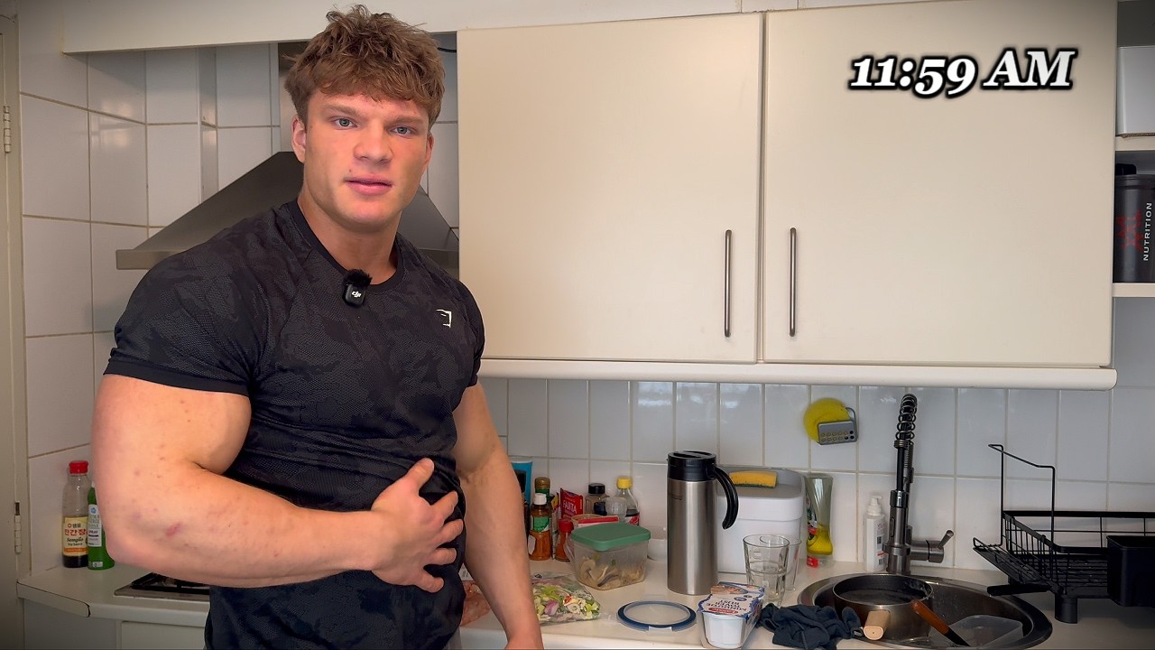 Unemployed Bodybuilder Rest Day Routine During Prep - FULL DAY OF EATING