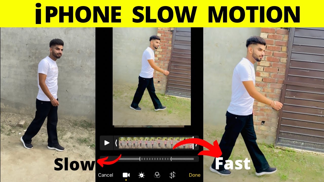 Slow Motion Video editing / iPhone 11 video editing / Slow fast Motion editing / iPhone slow motion