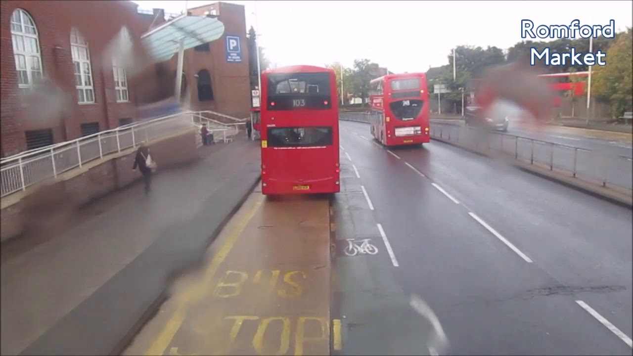 Romford Town Centre Bus Diversion *Visualized Both Ways*