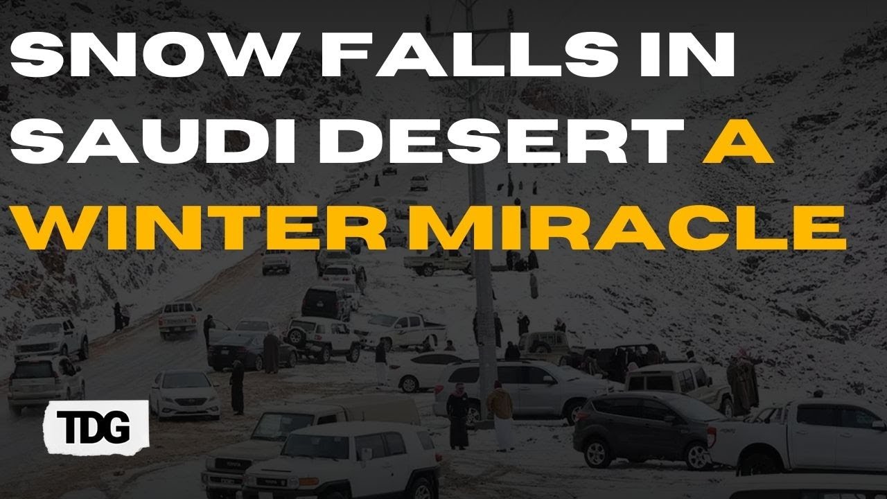 Saudi Desert Turns White: Snowfall Makes History in Al-Jawf