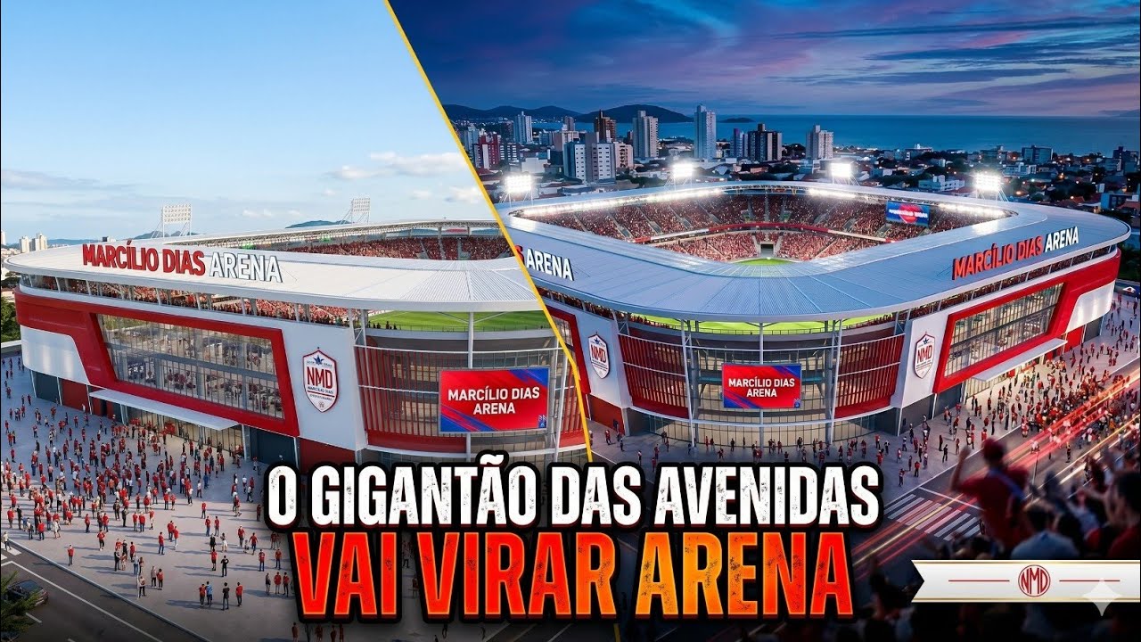 NOVO GIGANT&Atilde;O DAS AVENIDAS QUE PODE VIRAR ARENA: Como deve ficar a casa do Marcilio dias em Itaja&iacute;