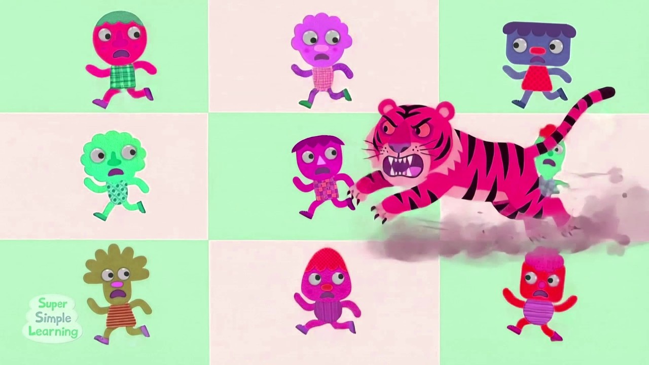 Super Simple Songs If You’re Happy Run From The Tiger! Intro Logo Sponsored By: Klasky Csupo 2001