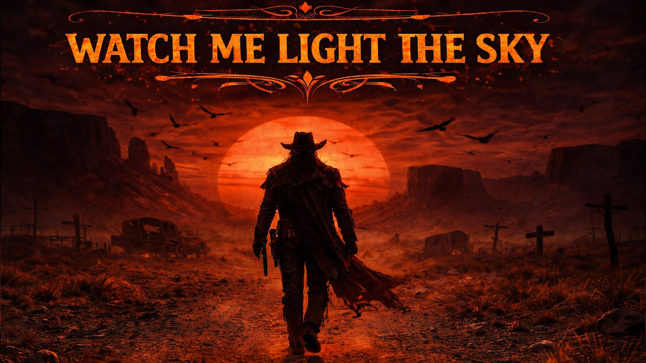 WATCH ME LIGHT THE SKY 🔥👑 Outlaw Dark Country | Cinematic Southern Gothic Anthem