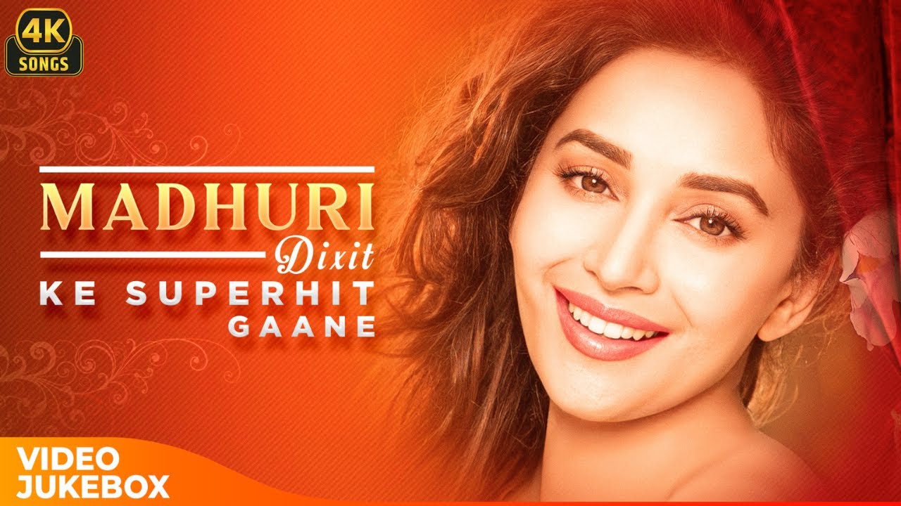 Madhuri Dixit Video 4k Jukebox ❤ | Evergreen Superhits from Saajan & Prem Granth