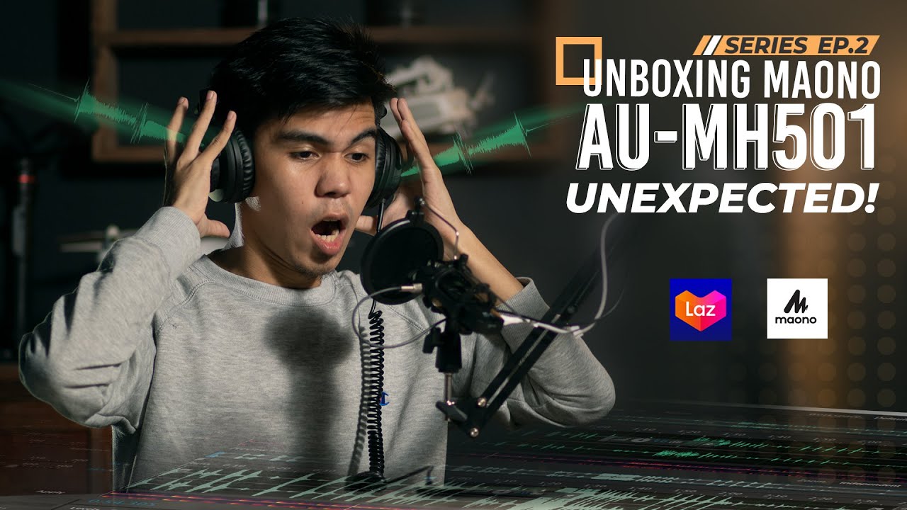Unboxing & First impressions| Maono AU-MH501|Professional studio headphones monitor.