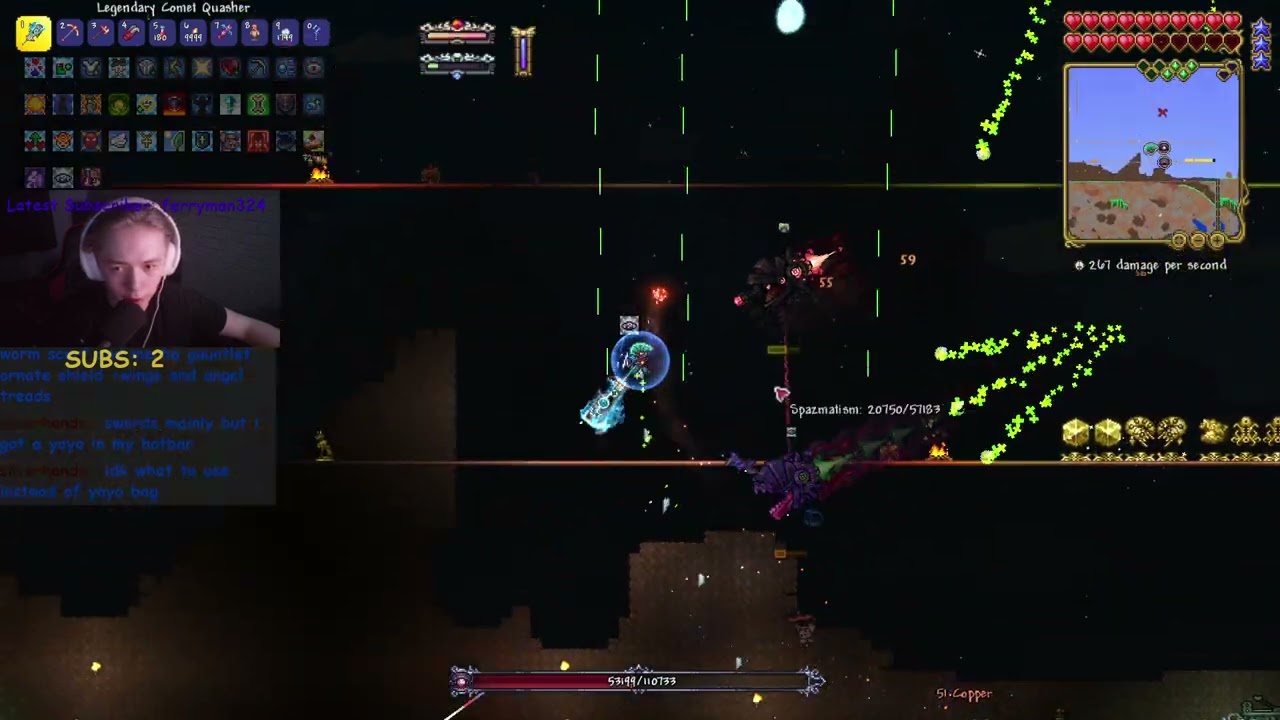 THE TWINS DEATH MODE boss fight true melee