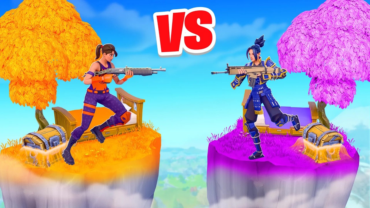 Fortnite BEDWARS With *RANDOM* Challenges!