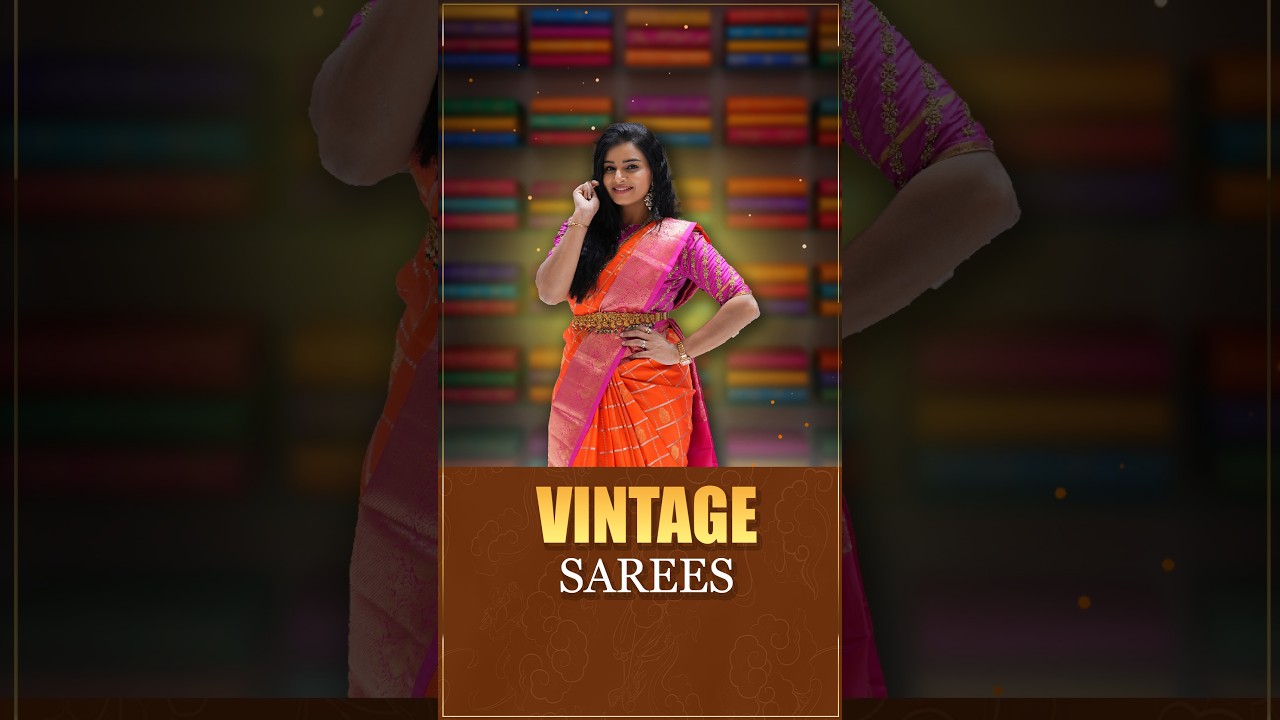 Винтажные сари ✨ | Коллекция «Вне времени» | She Needs Saree World 💖 #шорты