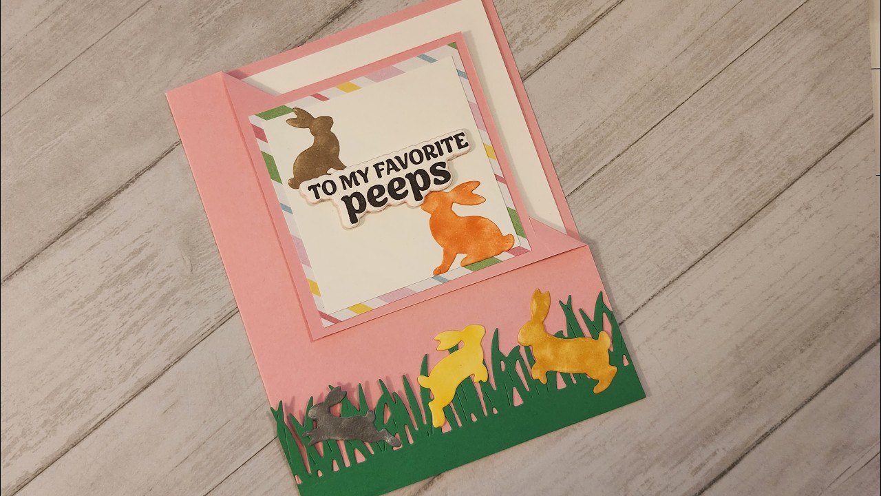 How to Make an Easter Corner Fold Card