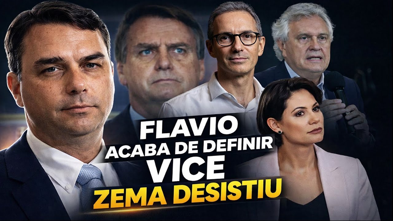 FLÁVIO DEFINE VICE - ZEMA DESISTIU