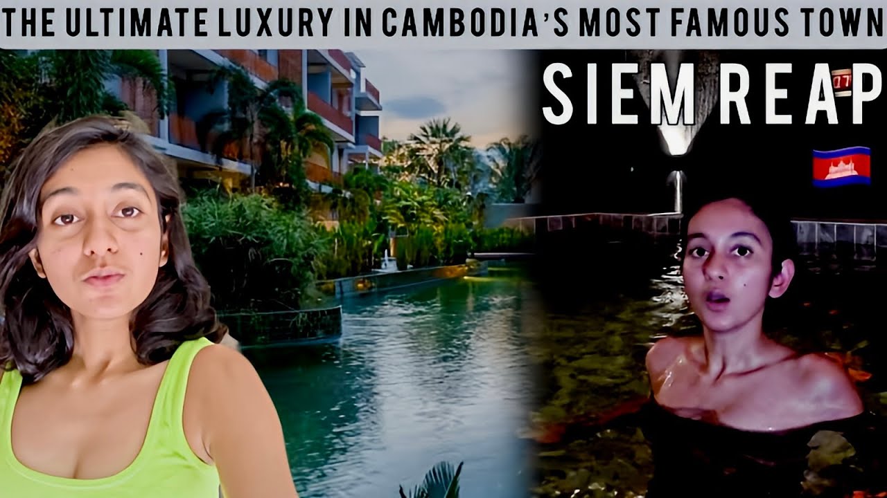 STAY With Me at Siem Reap’s MOST LUXURIOUS Resort: Angkor Grace!😍🇰🇭#cambodia