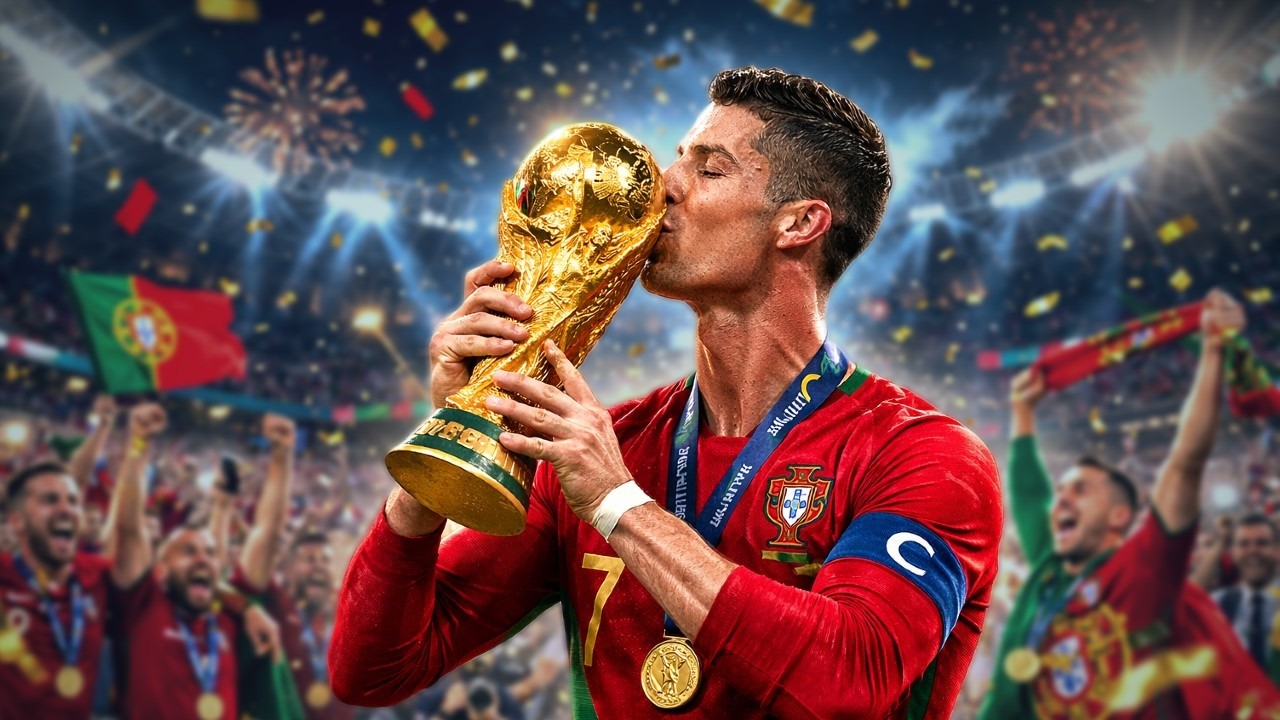 ¿que pasa si CR7 GANA un mundial?