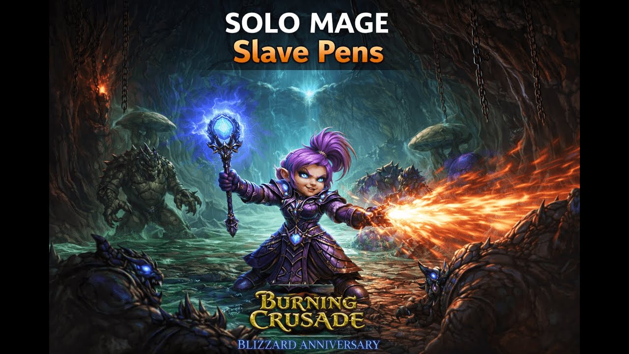 WOW TBC Anniversary Solo Mage Slave Pens