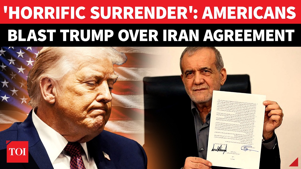 'Trump Fulfilled Iran's Big Dream': Americans Cry Foul Over 'Horrific Surrender' | Watch | Democrats