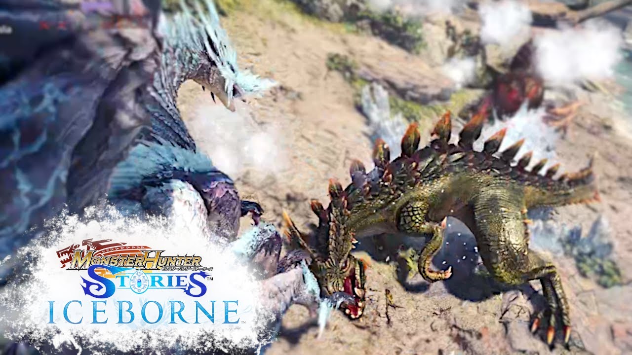 Velkhana Rider on an Abiogladius Grind Session - Monster Hunter Stories Iceborne X Resurgence mod