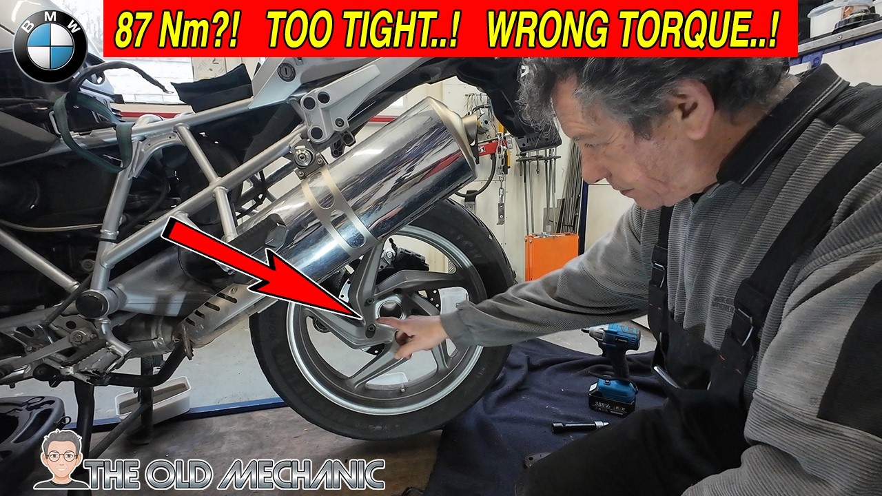 ⚠️BMW R1200GS Rear Wheel Removal (2008) | OVER-TIGHTENED?! ⚠️ + Final Drive Oil Drain | Part 1