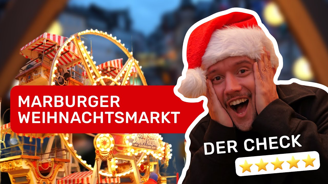 Ich ESSE ALLES auf dem Marburger Weihnachtsmarkt Teil 1
