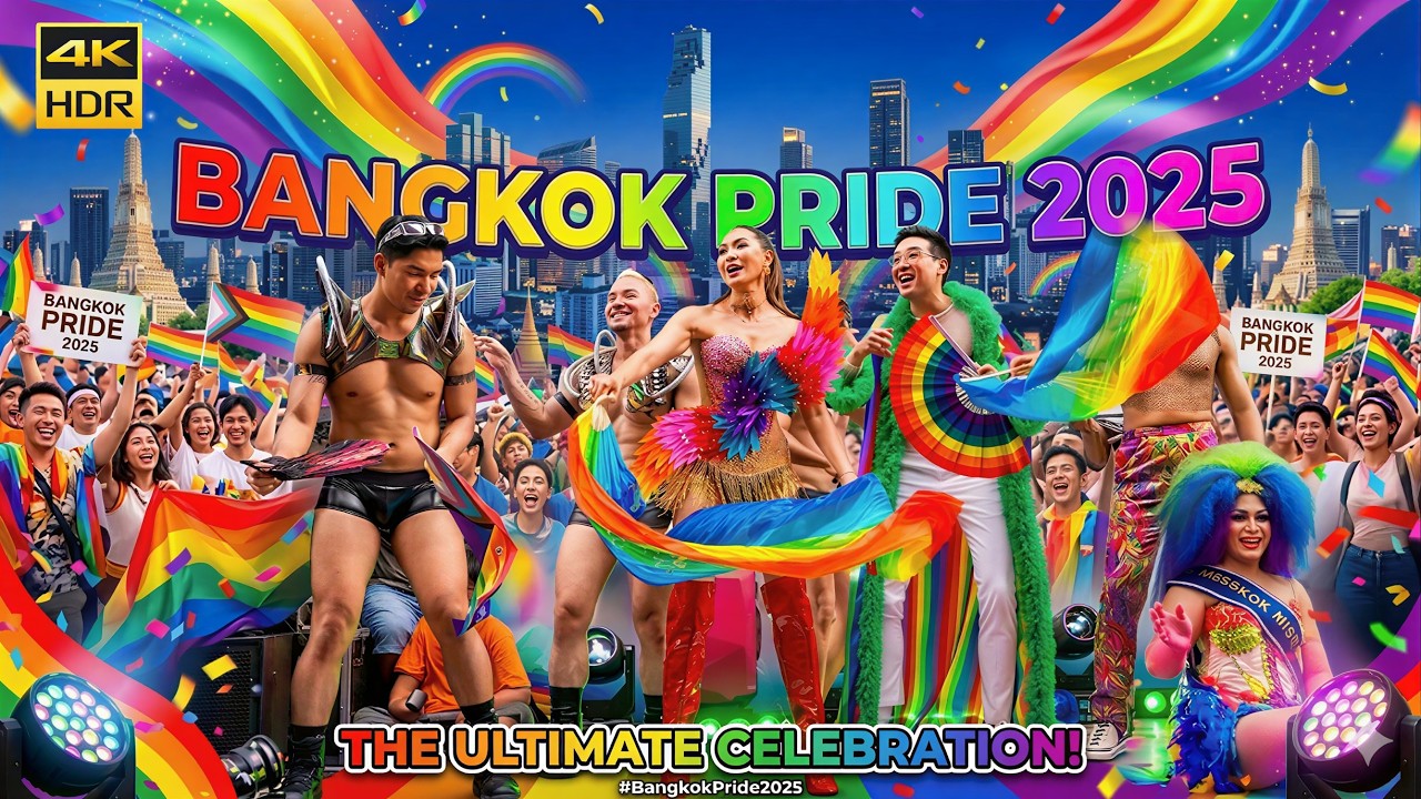 Bangkok Pride Parade 2025 - The celebration Right to love | LGBTQ+ Pride Month