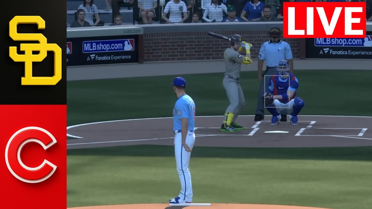 🔴 LIVE San Diego Padre vs Chicago Cubs | Oct 2nd WILD CARDS POSTSEASON|MLB THE SHOW 25 SIMULATION