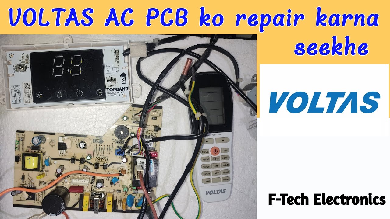 Voltas Inverter AC Indoor PCB full details