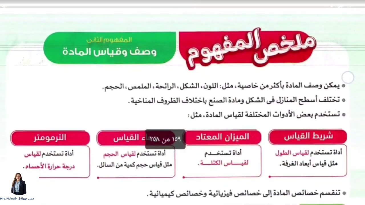 شرح قوي لدرس الخصائص المفيدة للمادة بطريقة مبسطة للأطفال