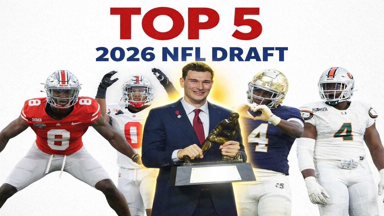 Top 5 BEST Players in the 2026 NFL Draft!