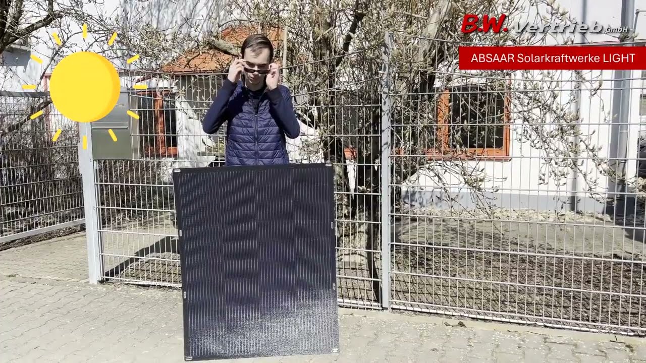 Mini-Solaranlage to go: Absaar Light Set f&uuml;r Balkon & Garten