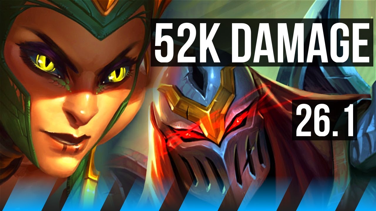 CASSIOPEIA vs ZED (MID) | 52K damage | EUW Diamond | 26.1