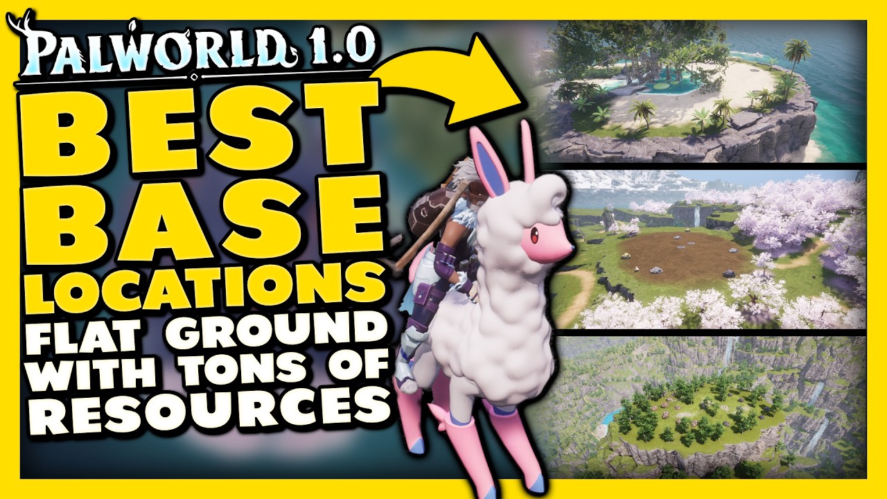 BEST base locations for EARLY and LATE game in Palworld 1.0