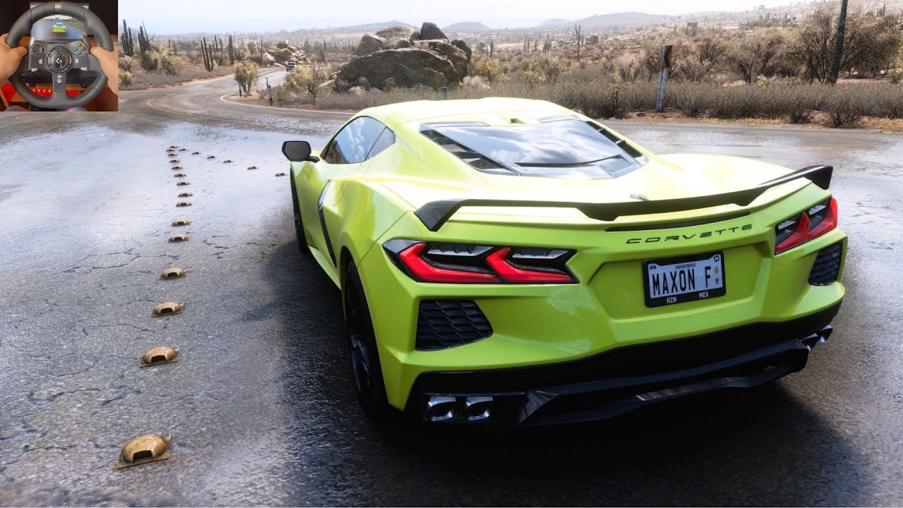 2020 Chevrolet Corvette Stingray C8 — Forza Horizon 5 | Realistic Wheel Gameplay Logitech G920
