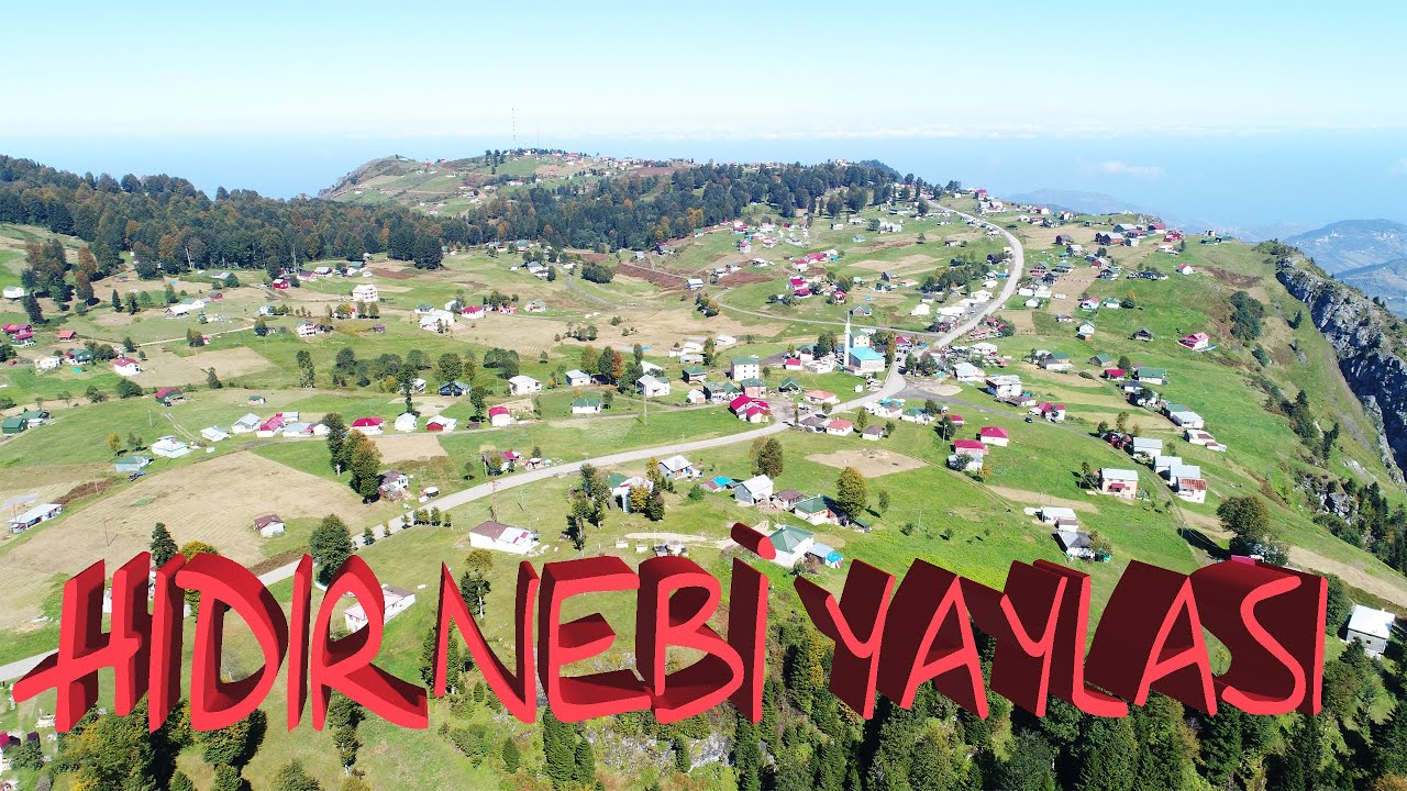 HIDIRNEBİ YAYLASI / AKÇAABAT / TRABZON / TURKEY / DRONE