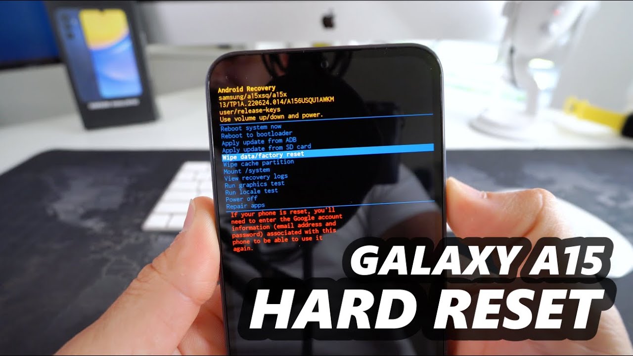How To Hard Reset Samsung Galaxy A15 5G - Factory Reset