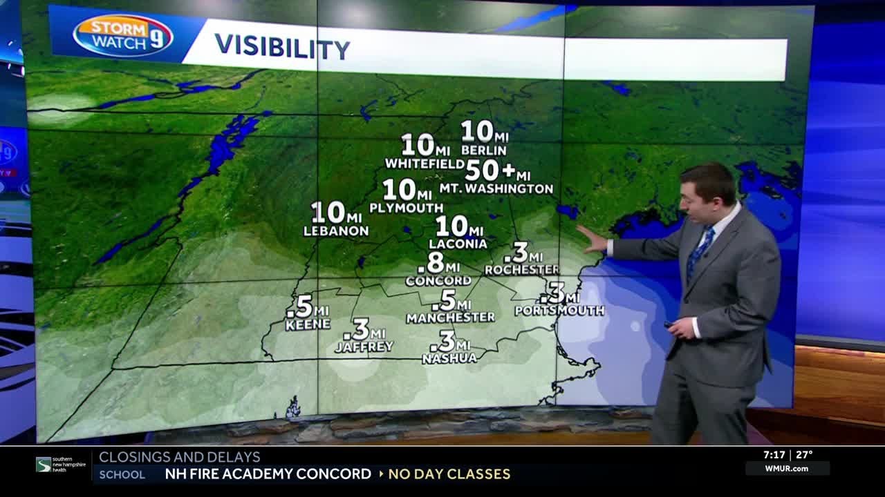 Video: Blizzard warning for parts of southern NH as nor'easter moves through