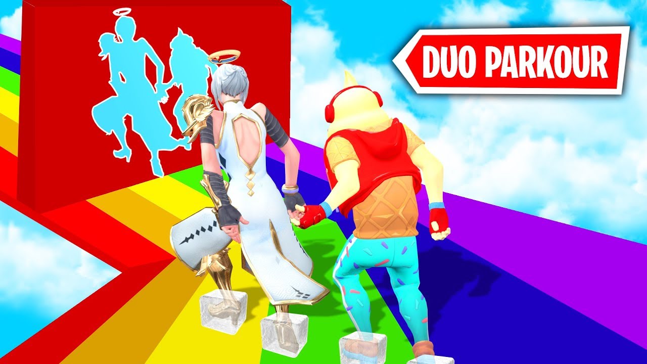 *NUEVO DUO PUZZLE DEATHRUN* FORTNITE PARKOUR