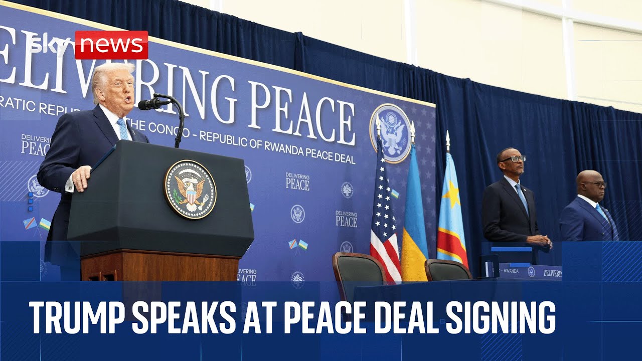 Trump speaks at signing of Rwanda & DRC peace deal | Watch in full