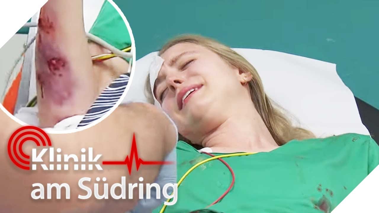 Vier SCHERBEN IM ARM 😖​ Linda (25) stürzte in ein Buffet | Klinik am Südring | SAT.1