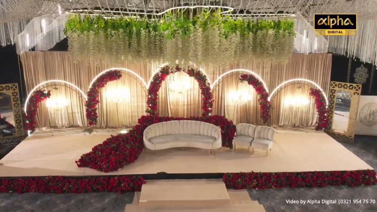 The Millennium Marquee &mdash; Elegant Bridal Setup