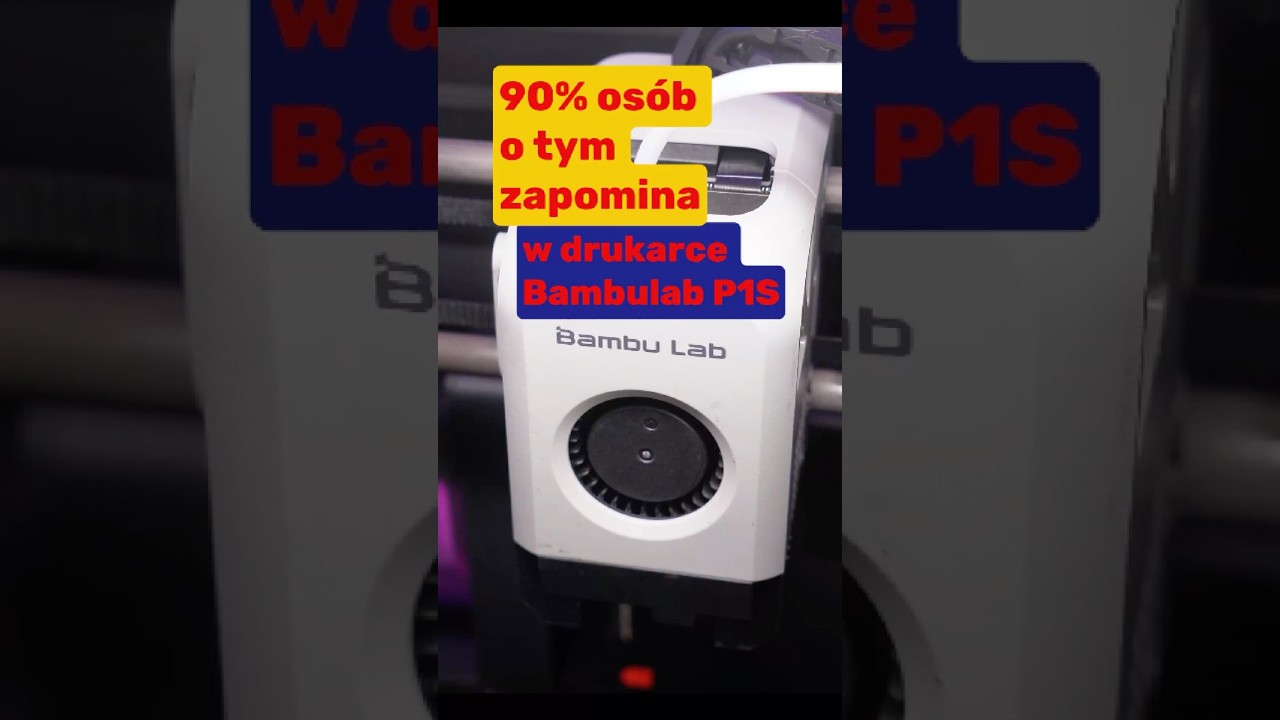 90% os&oacute;b o tym zapomina w drukarce 3D