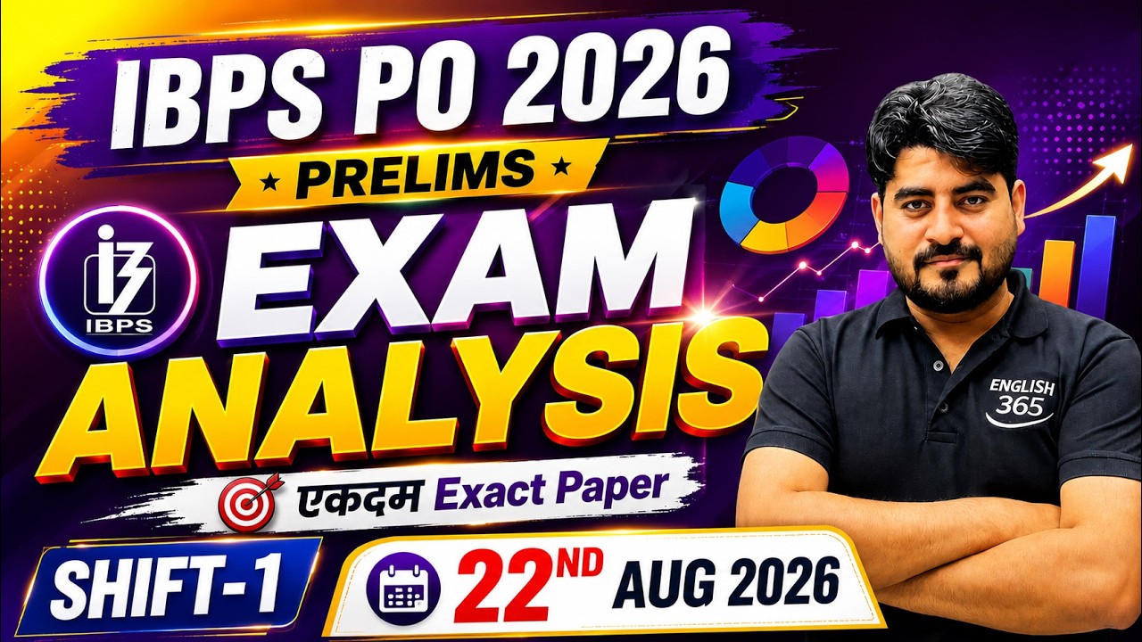IBPS PO 2026 Prelims Exam Analysis |  Difficulty + Good Attempts  | Exact Questions & Paper Level
