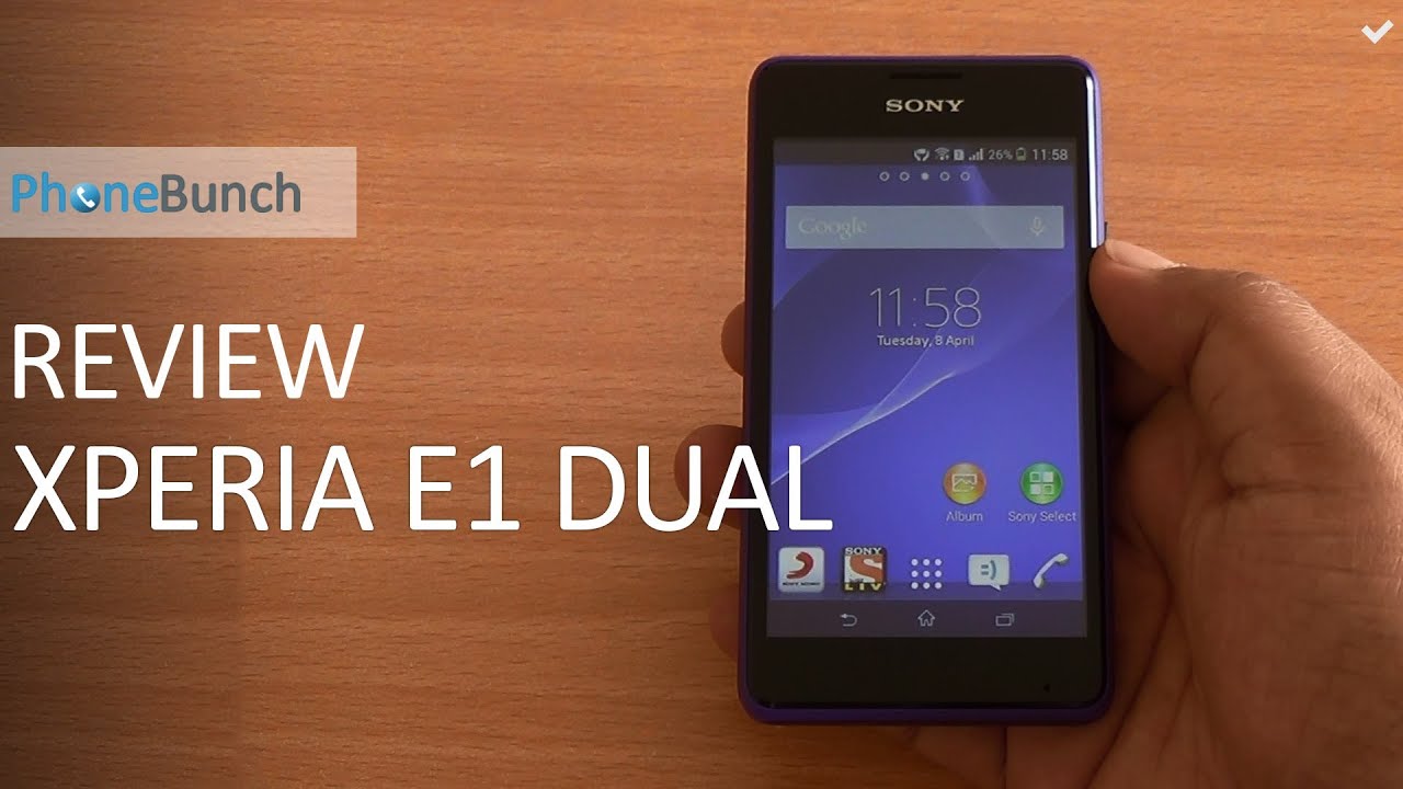 Sony Xperia E1 Dual Review