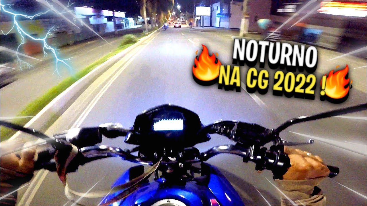MOTOVLOG NOTURNO RAIZ S&Oacute; O CANO NA FAN 160 2022/23 🔥